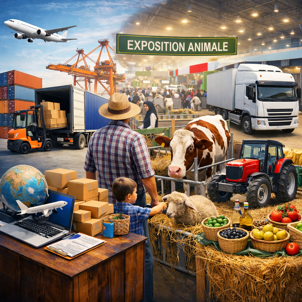 Logistique, transport et Expositions animales